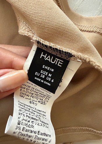 Bej Drapeli Askılı Mini Elbise - Görsel 5