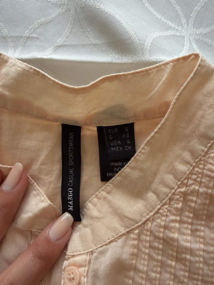 Mango Gömlek Elbise - Görsel 5