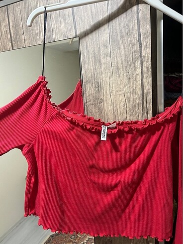 l Beden h&m kayık yaka üst