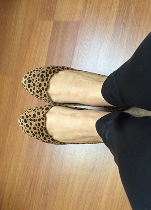 38 Beden Leopar desenli bershka babet