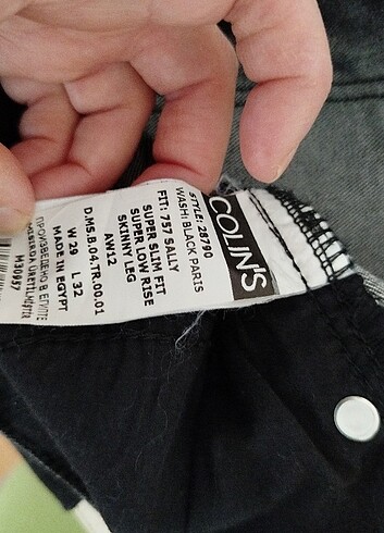 29 Beden Kadın denim pantalon