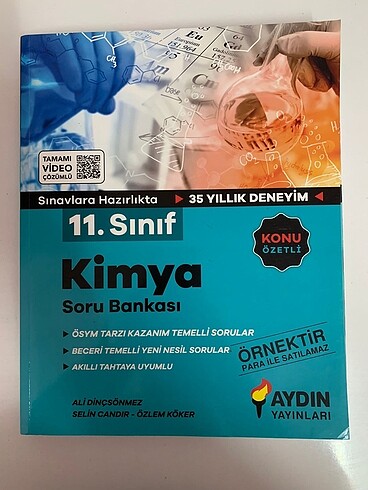 11.sınıf Kimya Aydın