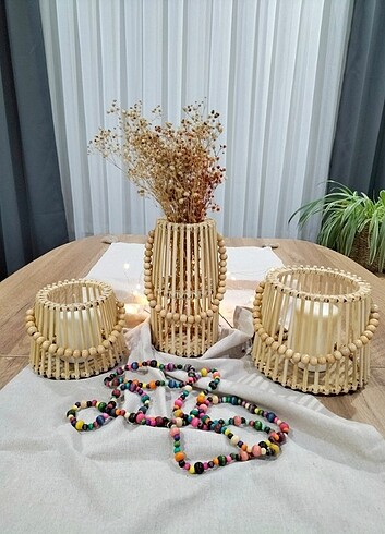 Bambu üçlü set 