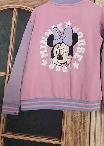 Kız Çocuk Pembe Fermuarlı Sweatshirt - Görsel 4