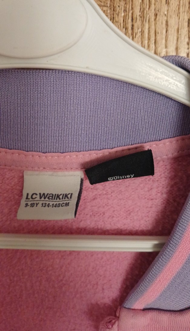 Kız Çocuk Pembe Fermuarlı Sweatshirt - Görsel 3