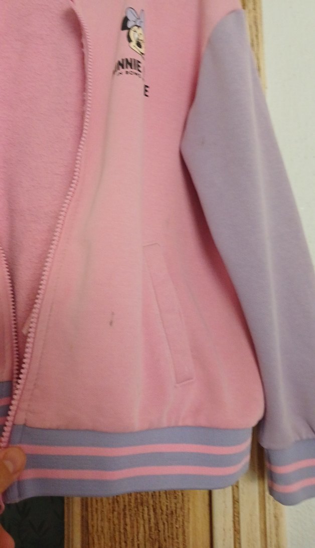 Kız Çocuk Pembe Fermuarlı Sweatshirt - Görsel 2