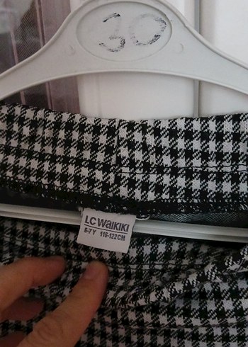 Gri Midi Kadın Kumaş Pantolon - Görsel 3