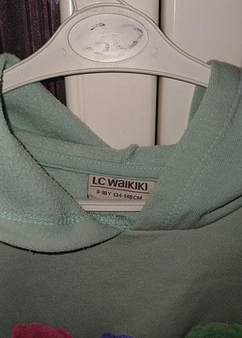 Kız Çocuk Kapüşonlu Baskılı Sweatshirt - Görsel 2