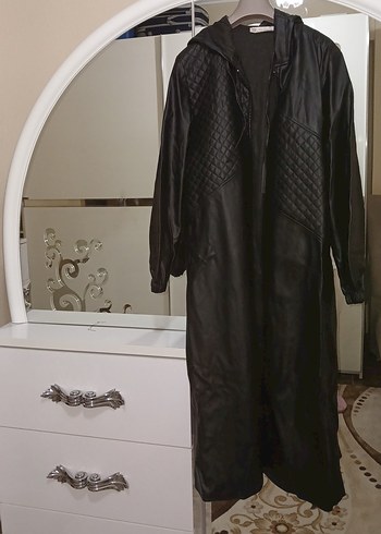 Kadın Siyah Deri Biker Ceket - Görsel 4