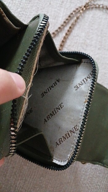 Armine koyu yesil canta - Görsel 5