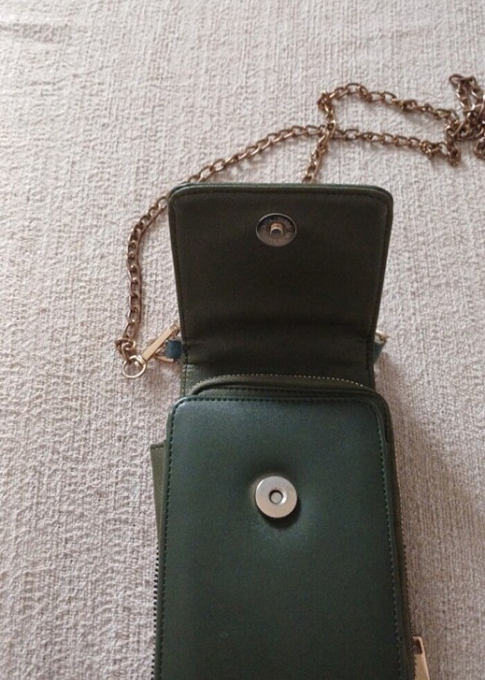 Armine koyu yesil canta - Görsel 3