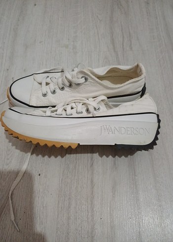 Kadın Beyaz convers Spor Ayakkabı - Görsel 2