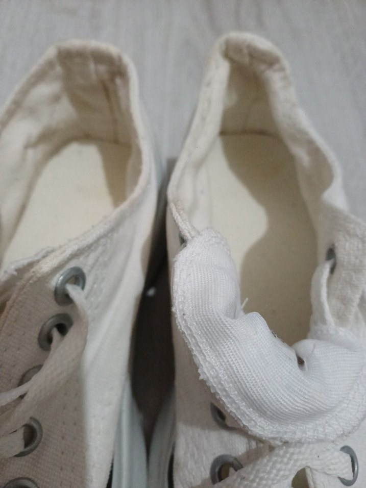 Kadın Beyaz convers Spor Ayakkabı - Görsel 4