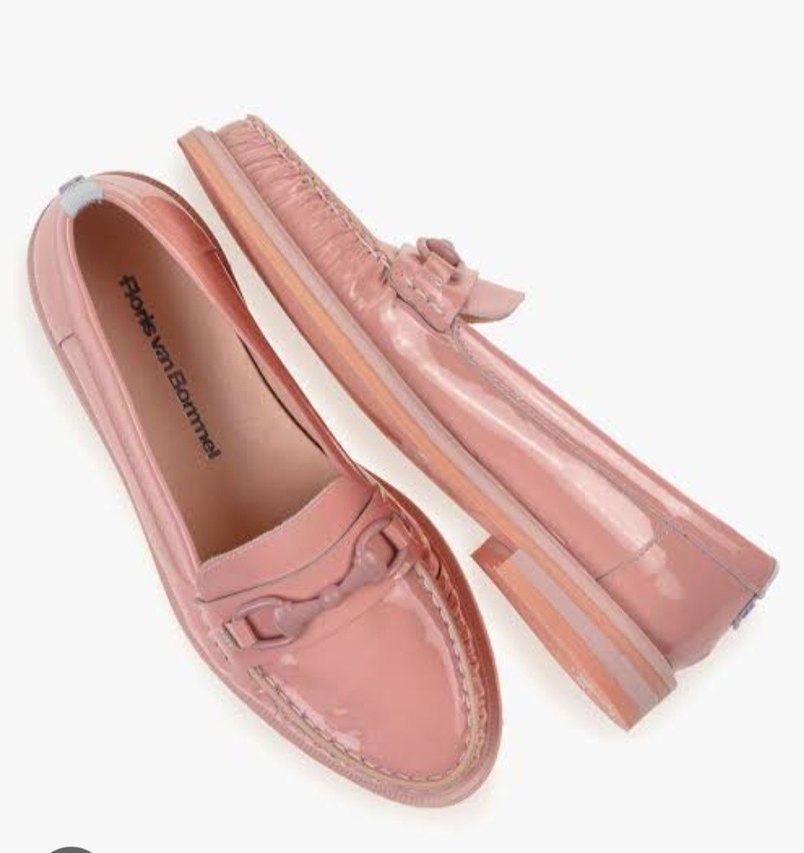 koyu pudra, Kadın Deri  Ayakkabı - Görsel 2