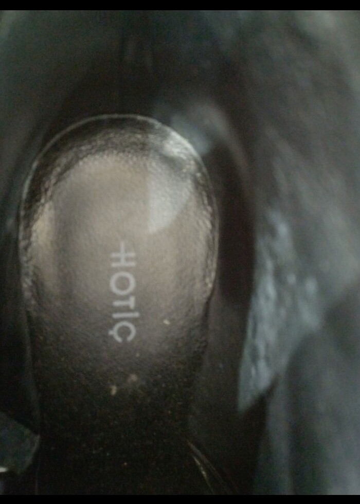 Hotic topuklu deri bot - Görsel 5