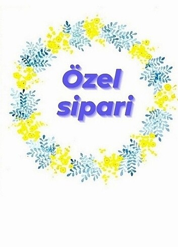 Özel sipariş 