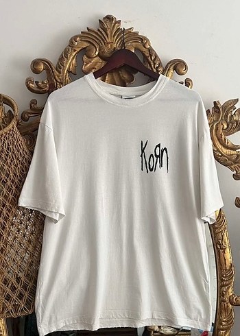 Beyaz Oversize Baskılı Erkek Tişört