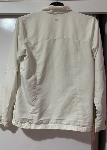 Beyaz Adidas Fermuarlı Kadın eşofman üstü - Görsel 3