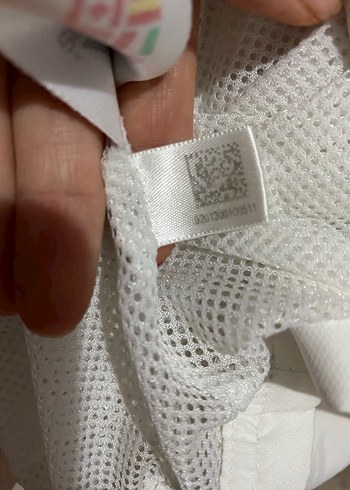 Beyaz Adidas Fermuarlı Kadın eşofman üstü - Görsel 4