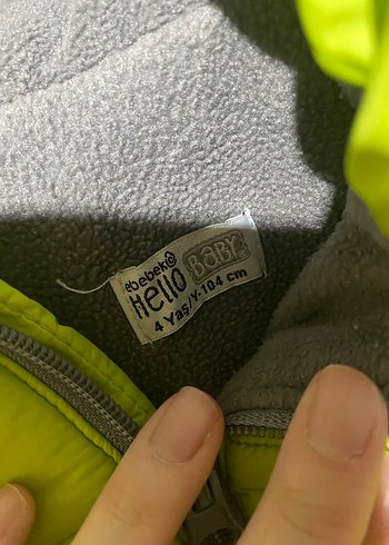 Erkek Çocuk Yeşil Fermuarlı Mont - Görsel 5