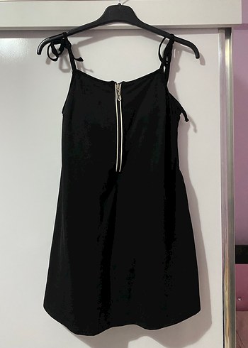 LAPIENO Kadın Siyah Mini Elbise Mayo - Görsel 2