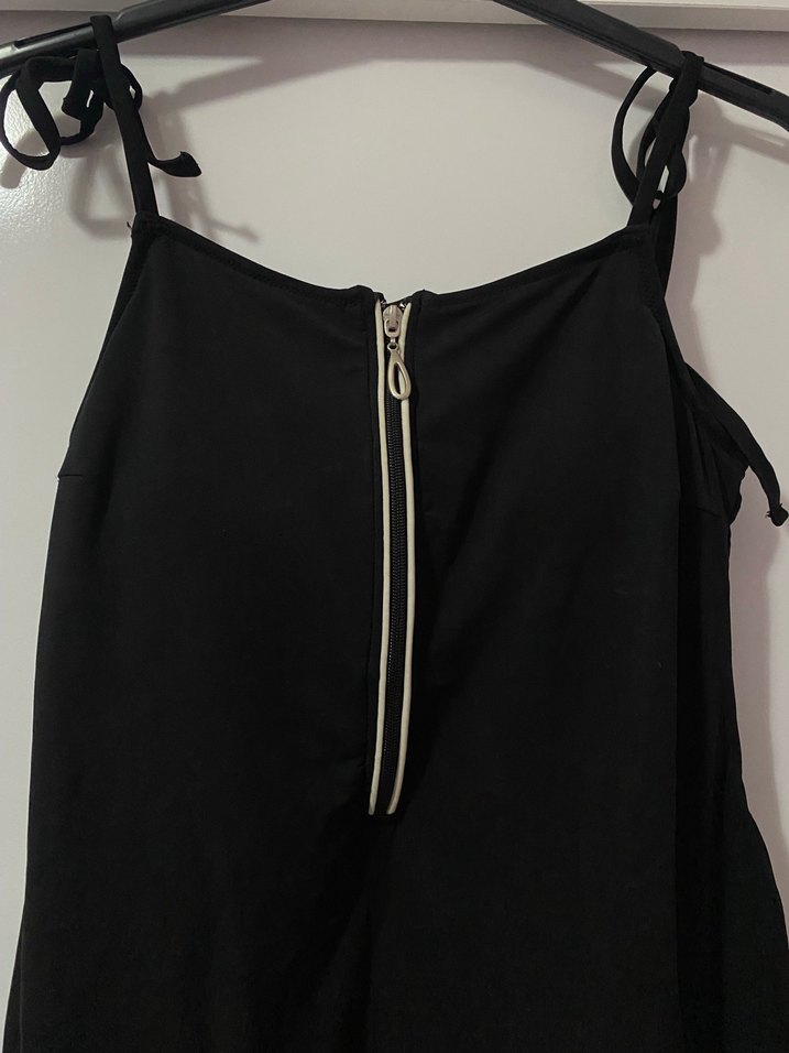 LAPIENO Kadın Siyah Mini Elbise Mayo - Görsel 3