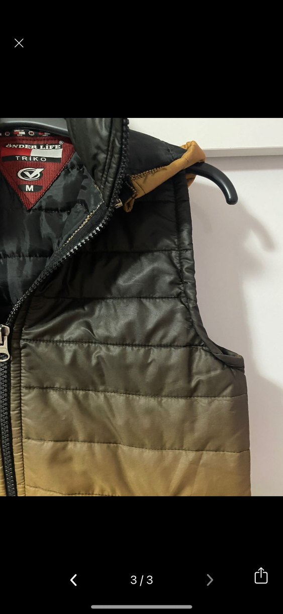 Fermuarlı Erkek mont Yelek - Görsel 4