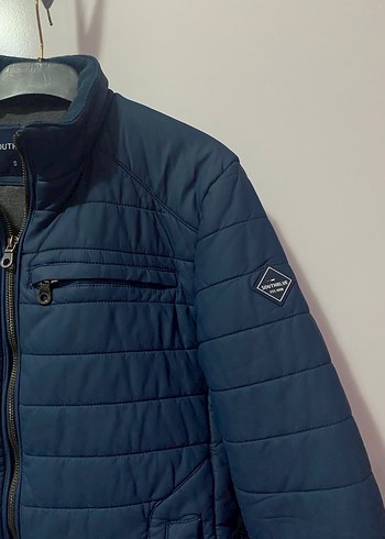 SOUTHBLUE Erkek Lacivert Fermuarlı Mont - Görsel 11