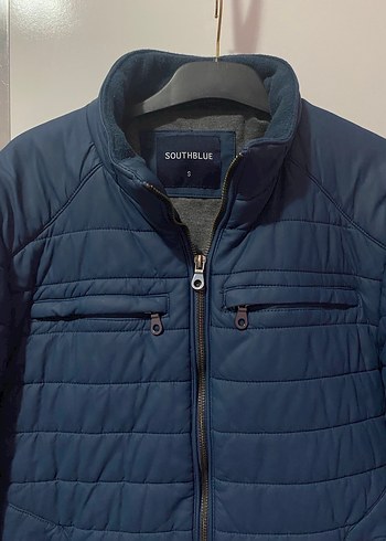SOUTHBLUE Erkek Lacivert Fermuarlı Mont - Görsel 9
