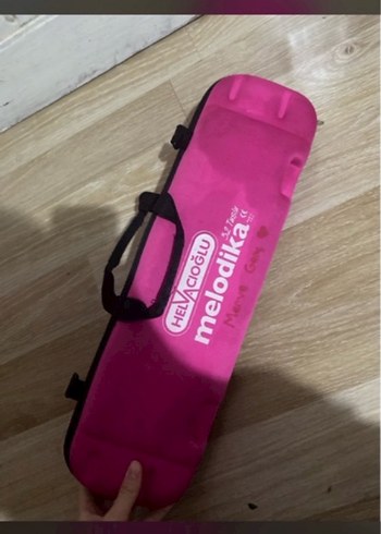 Kırmızı ve Pembe  Lino 32 Tuşlu Melodika - Görsel 5