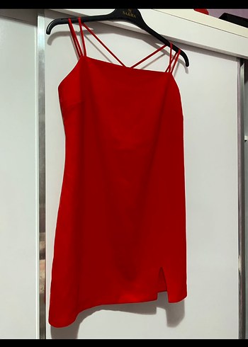 Kırmızı Mini Elbise