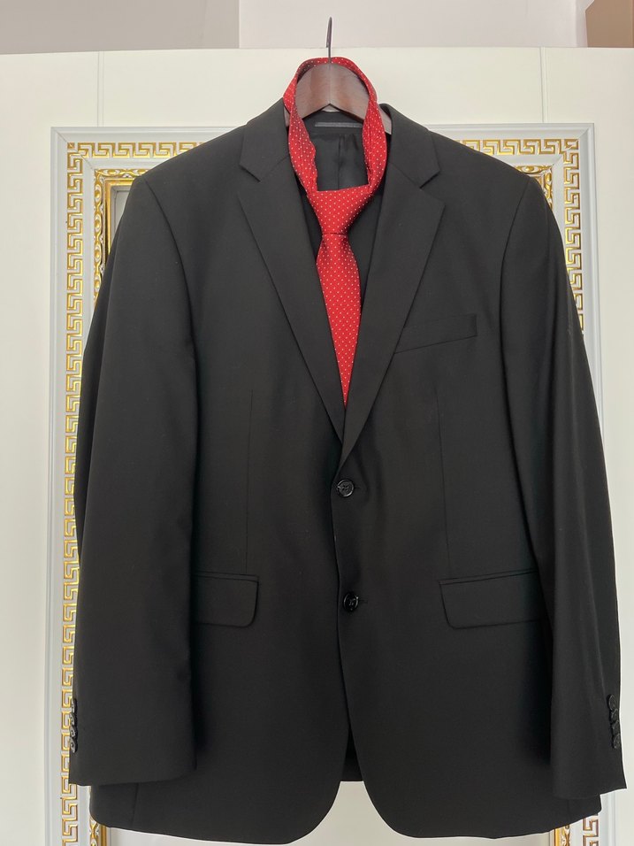 Centone Siyah Düğmeli Erkek Takım Elbise - Görsel 2