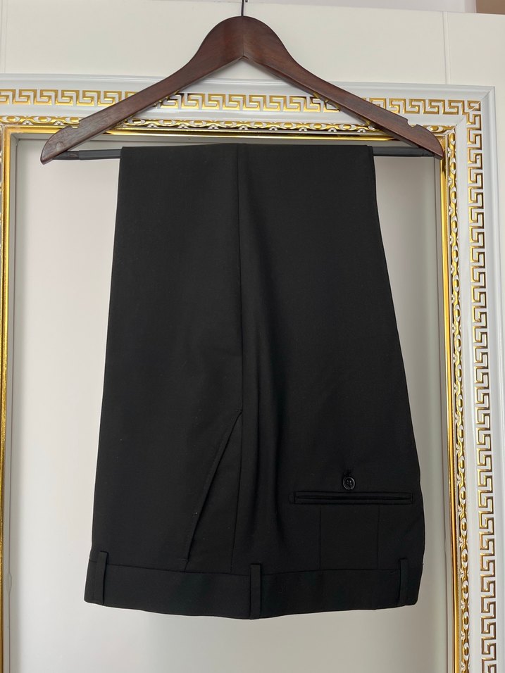 Centone Siyah Düğmeli Erkek Takım Elbise - Görsel 5