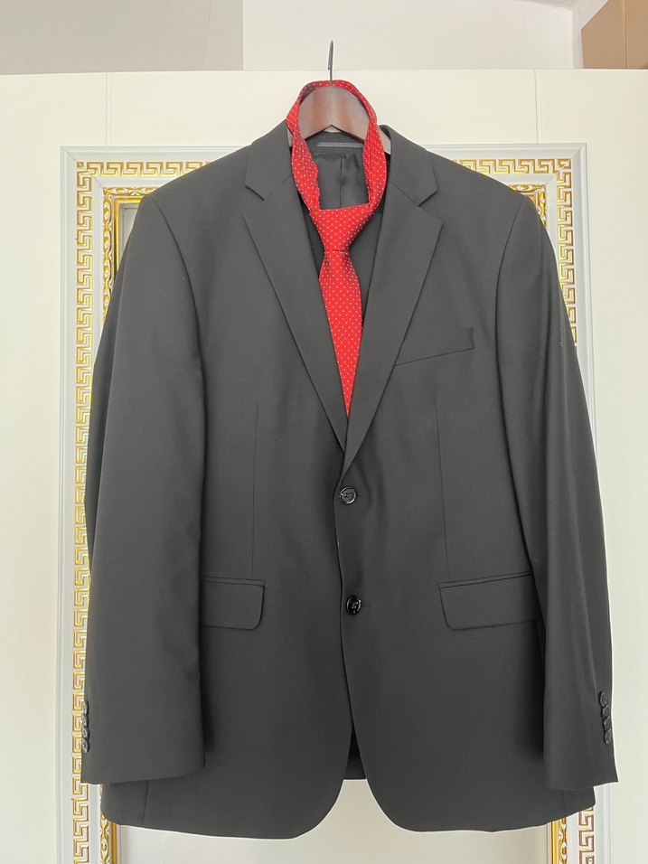 Centone Siyah Düğmeli Erkek Takım Elbise - Görsel 3