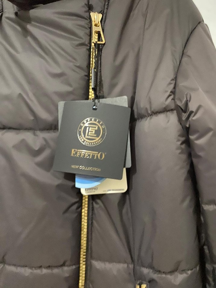 Kadın Siyah Uzun Fermuarlı Kış Montu - Görsel 2