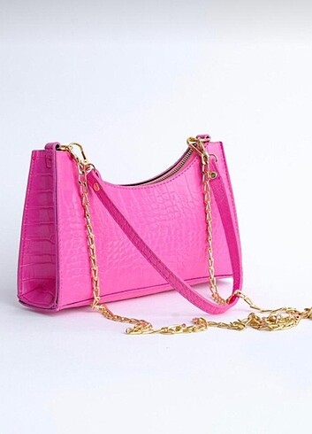 Pembe Kroko Çanta