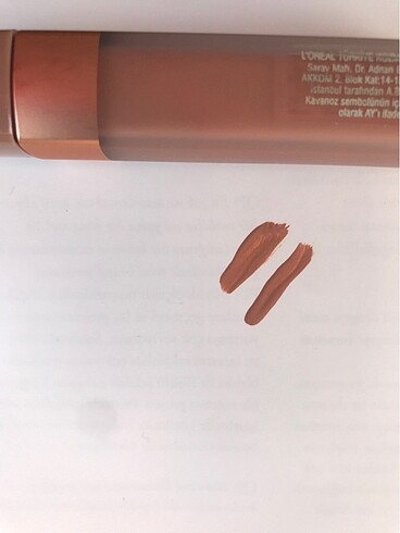 Beden Loreal mat gloss