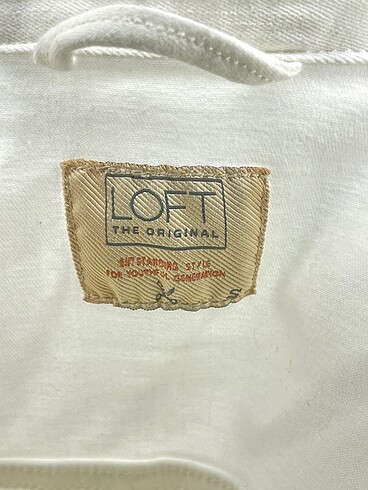 s Beden beyaz Renk Loft Kot Ceket %70 İndirimli.