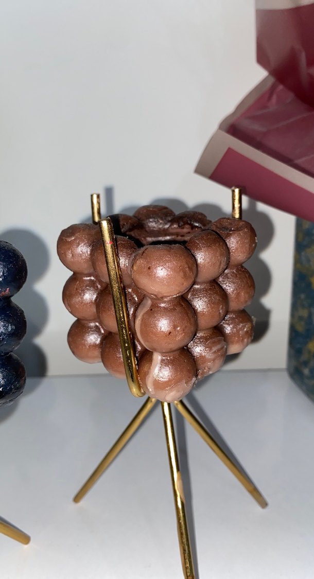 Koyu Kahverengi ve Siyah Mumluk seti - Görsel 3