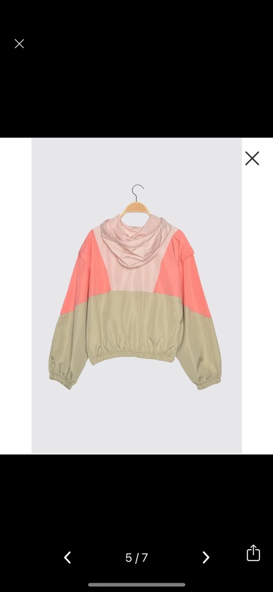 İnce rüzgarlık mont - Görsel 5