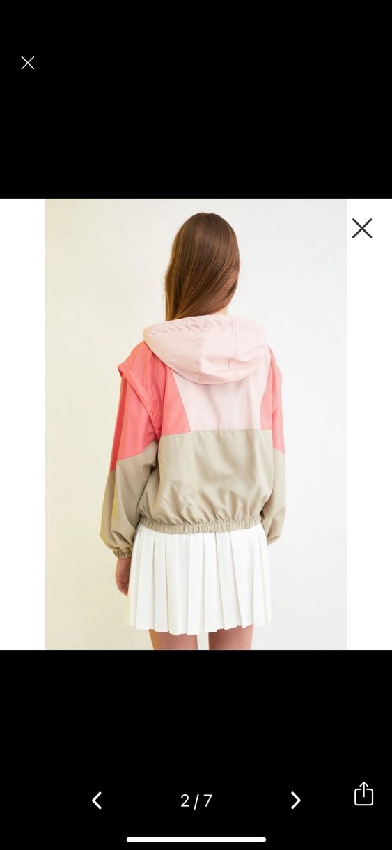 İnce rüzgarlık mont - Görsel 2