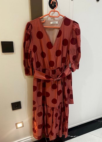 Gusto Kadın Pembe Elbise - Görsel 2