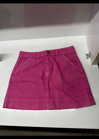 Rachel Araz X Koton Pembe Jean Etek - Görsel 6