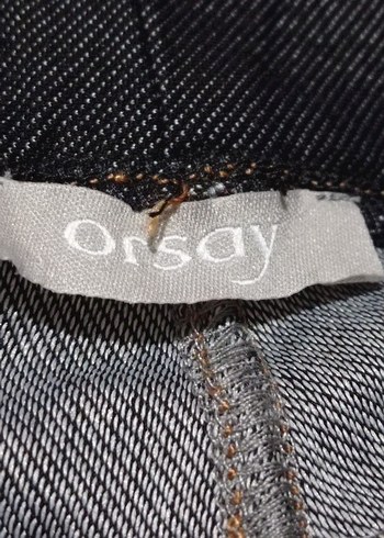 Kadın Siyah Skinny Denim Tayt - Görsel 6