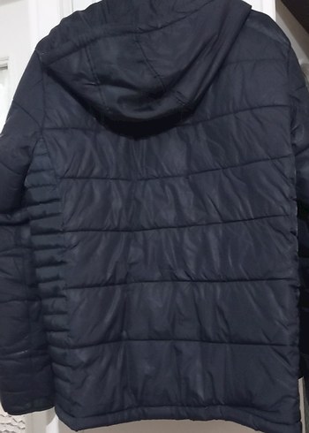 Fermuarlı Kapşonlu Erkek Mont - Görsel 8