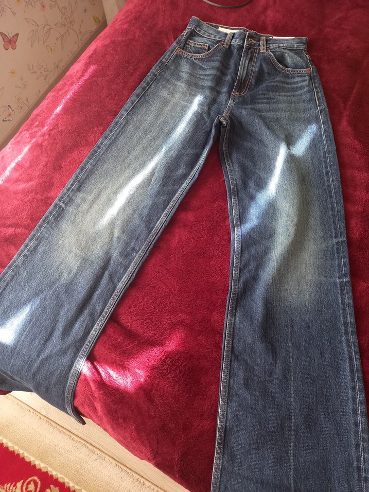 Zara Kadın Kot Pantalon - Görsel 4