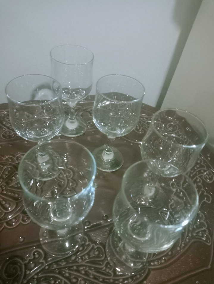 Şeffaf Ayaklı Bardak - Görsel 5