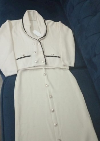 Beyaz Nakışlı Zincir Detaylı Kadın El Zinciri - Görsel 5