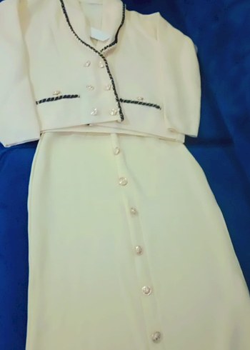 Beyaz Nakışlı Zincir Detaylı Kadın El Zinciri - Görsel 2