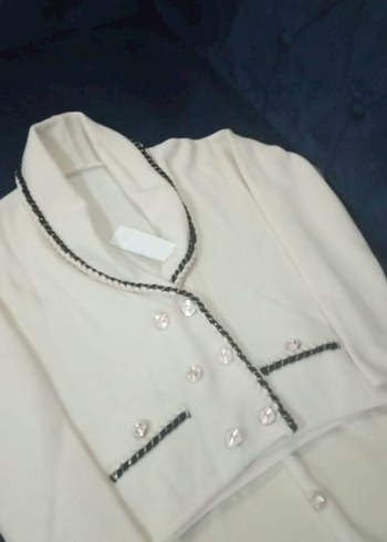 Beyaz Nakışlı Zincir Detaylı Kadın El Zinciri - Görsel 4